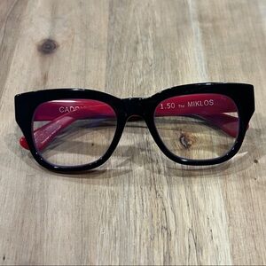 Caddis Black and Red Women's Glasses